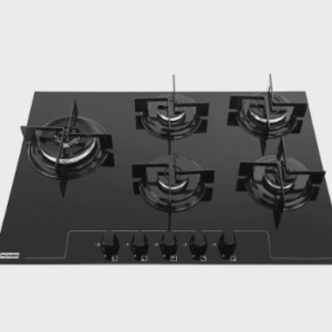 Cooktop A Gás Franke 5 Bocas Glass Preto 75gtc - Bivolt